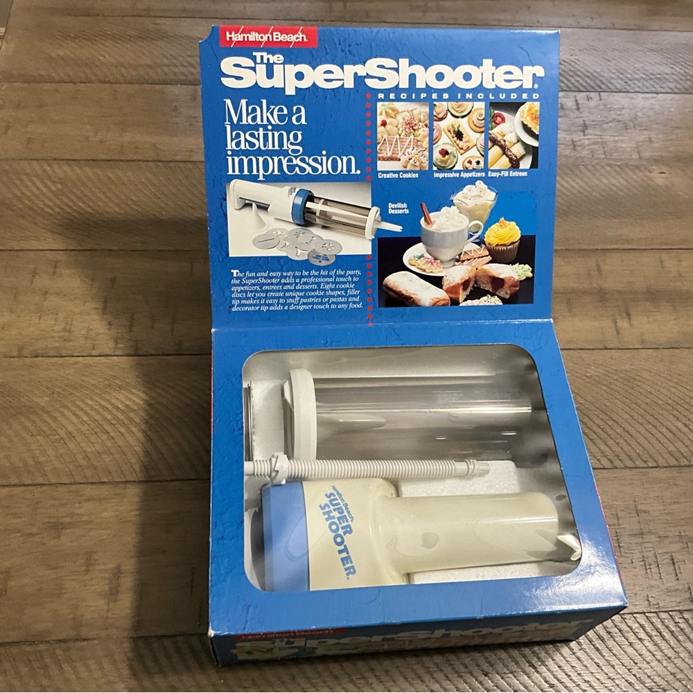 Hamilton Beach The Super Shooter Cordless Cookie Press & Food Decorator